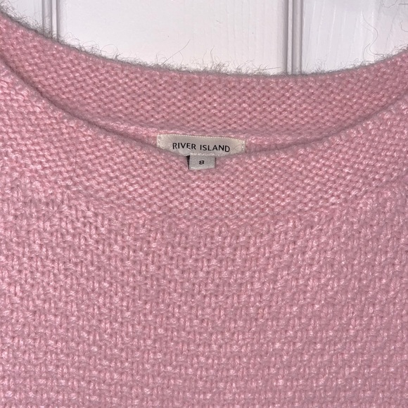 River Island pink knitted sweater - Picture 3 of 4